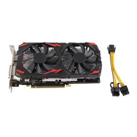 ANKROYU RX 580 Graphics Card, 8GB GDDR5 256bit Support 8K 2 Cooling Fans 16 PCI Express 3.0 Gaming Graphics Card for Home Office