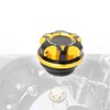 MC MOTOPARTS T-Axis Gold CNC Oil Filler Cap Compatible with