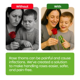 Premium 2 Pcs Rose Thorn Stripper Tool Foliage Remover For Roses Florist Cutters Flower Dethorner Stem Floral Cutter Leaf Stems Cleaner Floristry Fresh Flowers Stripping Florists Tools And Supplies