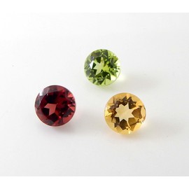 Myhealingworld - Piedras múltiples calibradas de calidad AAA redondas de 6 mm de corte brillante, piedras preciosas sueltas, cristales de chakra curación para hacer joyas, caja de colores mezclados,