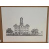 11x14 Print "Parker County Courthouse-Wea