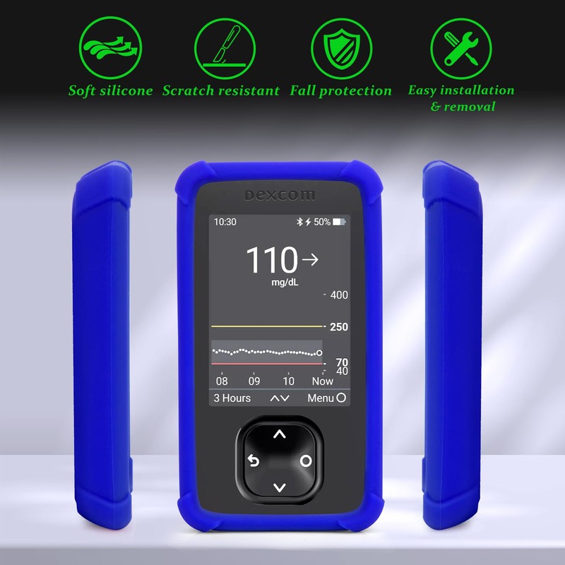 YOUSHARES Silicone Case for Dex com G7 Receiver, Anti Slip