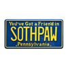 Rocky IV | SOTHPAW | Metal Stamped License Plate