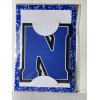 Metal Letter Magnet 4” x 3.5” Letter N New