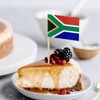 100 Pcs South Africa Flag South African Toothpick Flags Cocktail
