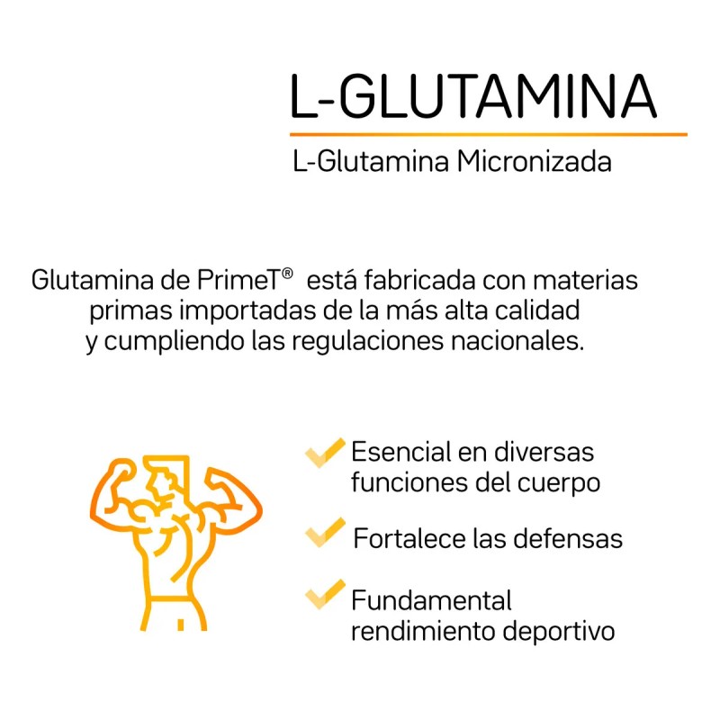 Glutamina Micronizada Y Creatina Monohidratada 60 Porciones Sabor Sin sabor