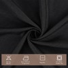 Zdada Black Tablecloths 140 x 240 cm - High-Quality Polyester