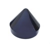 Tapa de pilón estilo cono para muelle marino (negro, 6.5