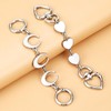 2Pcs Purse Extender Chain Silver Bag Extender Chain Purse Strap