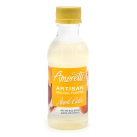 Amoretti - Natural Apple Cider Artisan Flavor Paste 8 oz - Perfect For Pastry, Savory, Brewing, and more, Preservative Free, Gluten Free, Kosher Pareve, No Artificial Sweeteners, Highly Concentrated