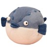 OUKEYI Pufferfish Plush Toy,Pufferfish Crocodile Cartoon Doll Stuffed Animal Doll