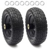 AR-PRO (2-Pack) 10" Flat Free Solid Tire and Wheel -