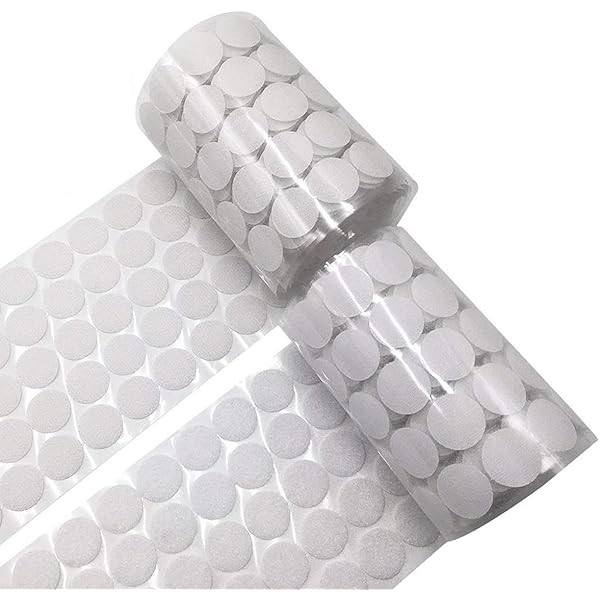 Self Adhesive Dots, 300 Pcs (150 Pairs) 0.78inch Diameter Hook