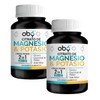 2 Pack Citrato de Magnesio y Potasio OBY | Minerales