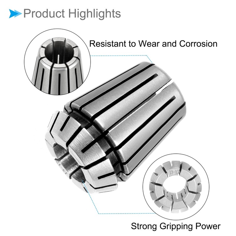 CoCud Spring Collet Chuck ER-25 Spring Collet 13mm Clamping Diameter