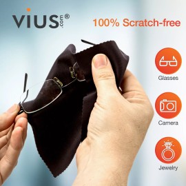 vius Premium Lens Cleaner for Eyeglasses, Cameras, and Other Lenses (8oz 4-Pack)