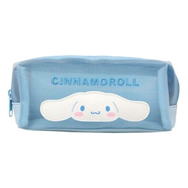 K Company Sanrio Characters CMB1-CN Mesh Box Pouch, Cinnamoroll, H 3.1 x W 7.5 x D 2.8 inches (8 x 19 x 7 cm)