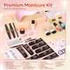 Modelones Poly Nail Gel Kit with 48W U V/LED Lamp