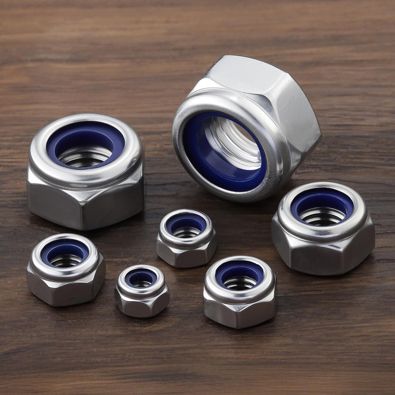 BNUOK 170PCS Metric Lock Nuts Assortment Kit, M3 M4 M5