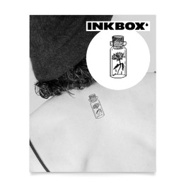 Inkbox Temporary Tattoos, Semi-Permanent Tattoo, One Premium Easy Long Lasting, Water-Resistant Temp Tattoo with For Now Ink - Lasts 1-2 Weeks, Withered, 3 x 3 in