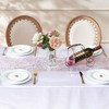 Table Runner Rose Gold Metallic Thin Mesh Pink Roll Table