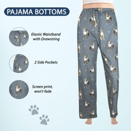 Pitbull Pajama Pants – Cotton Blend - All Season - Comfort Fit Lounge Pants for Women and Men – Pitbull Gifts