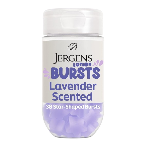 Jergens Lavender Lotion Bursts, Squishy Star-Shaped Moisturizer Bursts, Lotion Gifts