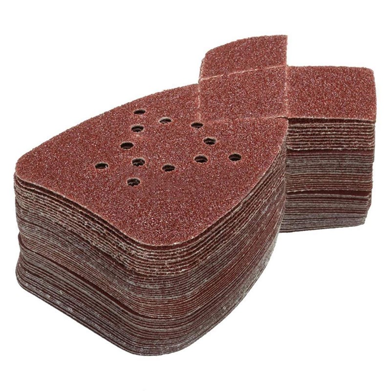 ExcInter 60 PCS 12 Hole Sanding Sheets for Mouse Sanders