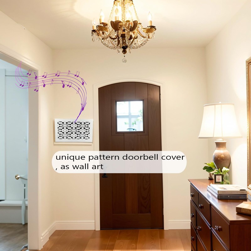 Doorbell Chime Cover Modern Home Decor Chime Box Only Premium