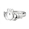 Biddy Murphy, Women's Irish Claddagh Ring, Real 925 Sterling Silver