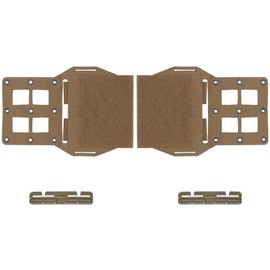 MOLLE Expander Wing for Chest Rig Plate Carrier,Tactical Cummerbund Extension Wing with Hook and Loop Panel 2pack
