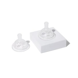 Motif Medical Replacement Slow Flow Nipples for Roam Baby Bottle - Dishwasher-Safe, Silicone Newborn Bottle Nipples - for Comfortable Feeding (Pack of 2)