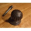 Antikas - Door Knob Iron with Rosette for Front Doors,
