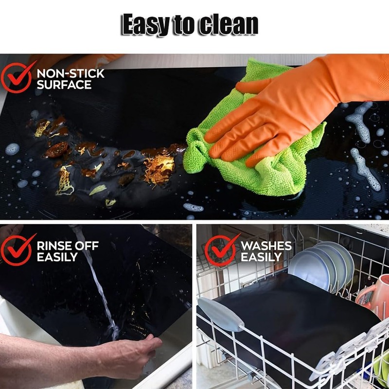 Universal Oven Liners Baking Mat, Non-Stick and Heavy-Duty Oven Liners