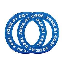 A registered utility model! Sand with 2 pieces of fabric to prevent fraying. [BR-670 Air Conditioning Wear DIY Kit, Iron Patch Set of 2 (Color: Blue)] Air-conditioned Clothing DIY Kit! Heat Stroke Prevention Goods