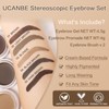 UCANBE Waterproof Eyebrow Gel + Eyebrow Styling Wax 2 in