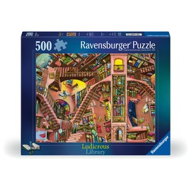 Ravensburger Puzzle 12000681 Ludicrous Libray 500 Pieces Puzzle for Adults and Children from 12 Years