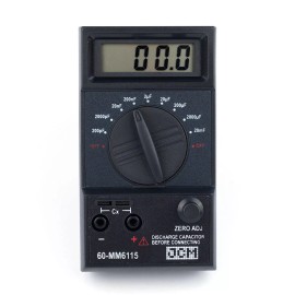 JCM Capacitor Tester Capacitance Meter Test Detector Equipment Measure MM6115