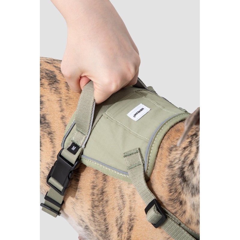 HiDREAM Valleyシリーズ犬用スピード着用引っ張り防止ハーネス ミルクブラウン S