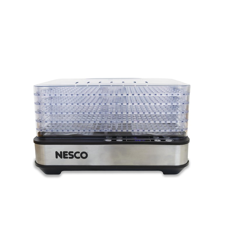 NESCO FD-5TC Snackmaster Food Dehydrator – 5 BPA-Free Trays, Adjustable