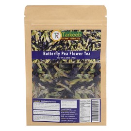 Tarkeeb Butterfly Pea Flower Tea ~ All Natural Herbal Tea | NON-GMO | Vegan | Caffeine Free| Makes Natural Blue, Iced Tea, Coolers, Cocktails, Mocktails | Indian Origin |