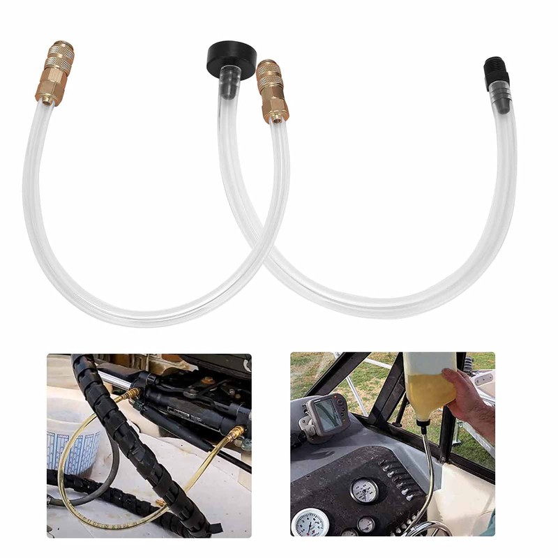 Boat Bleed Kit for Hydraulic Steering System, Exterior and Interior