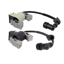 RYTIME GX670 Ignition Coil Left and Right Ignition Coil compatible with Honda GX620 20HP GX670 24HP GX610 18HP V Twin Engines Replace 30500-ZJ1-023 30500-ZJ1-845 30500-ZJ1-013 with Spark plug