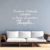 VWAQ Positive Attitude Creates a Chain of Positive Thought Vinyl