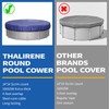 Winter Round Pool Cover 18ft for Above Ground Pools,200GSM thickend