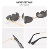 JOVAKIT Gafas de sol Fire Flame para mujeres y hombres,