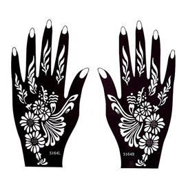 Ivana's Tatto Stencil for | Hand | Body | Face | Art Template | Heena Art Temporary Tattoo for Girls , Women & Kids - Design 139
