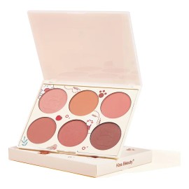 Maquillaje Natural Mate Blush Palette Nude Orange Rose