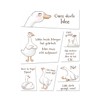 Gilbert the Goose Fridge Magnets with Cheeky Sayings, Eight Different
