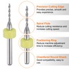 sourcing map 10pcs PCB Drill Bit Set 1/8" Shank 1.2mm
